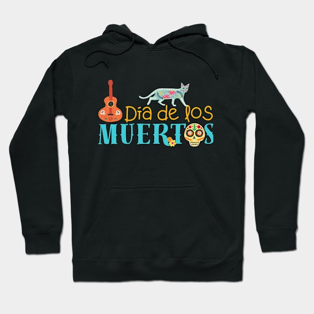 Dia De Los Muertos Hoodie by stressless